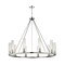 Z-Lite Beau 10 Light Chandelier, Polished Nickel & Clear 3031-10PN - alternate 1